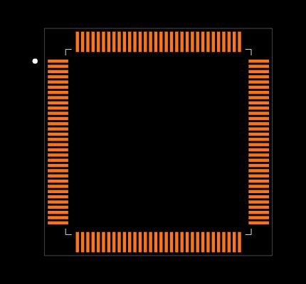 STM32G484QET6 Footprint