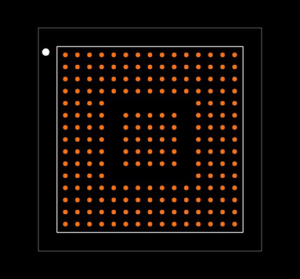 STM32H743IIK6 Footprint