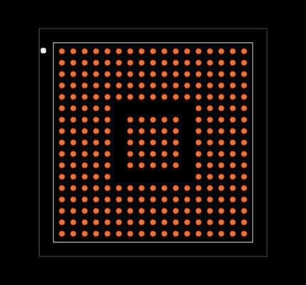 STM32H757XIH6TR Footprint