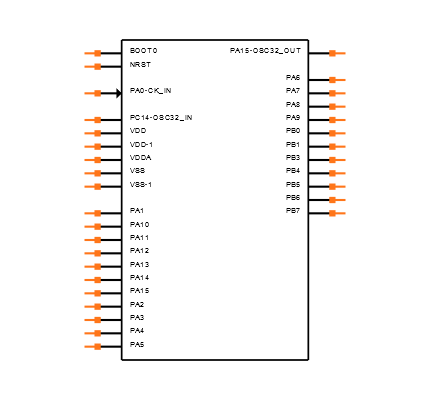 STM32L031K6T6 Symbol