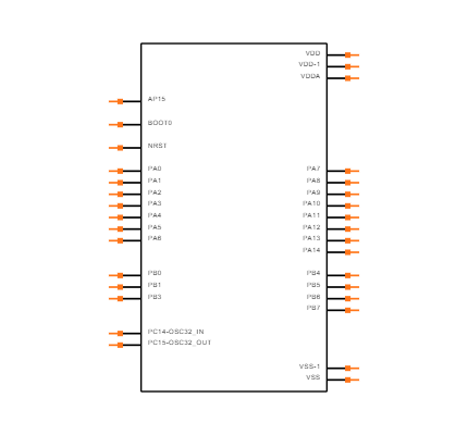 STM32L052K8T6 Symbol