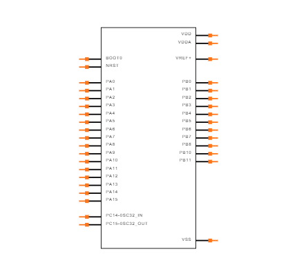 STM32L052T8Y7TR Symbol