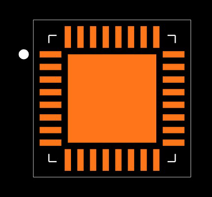 STM32L062K8U6 Footprint