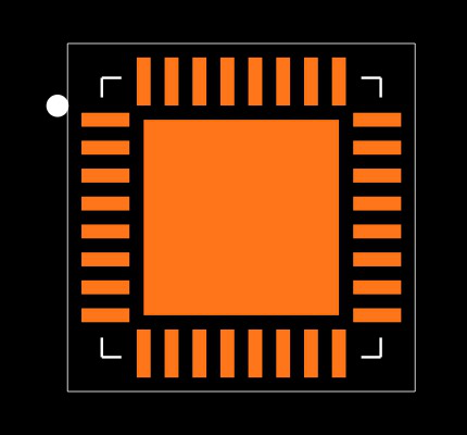 STM32L071KZU6TR Footprint