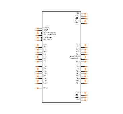 STM32L072CBT6 Symbol