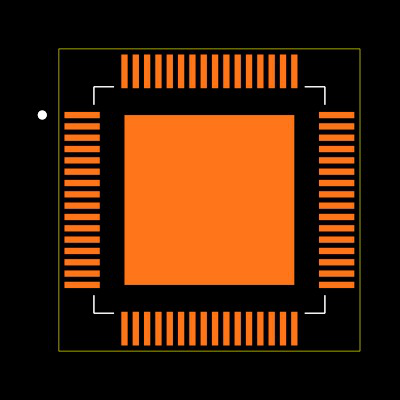 STM32L072RBT6 Footprint