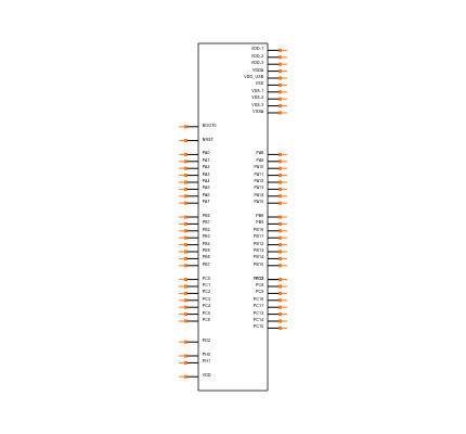 STM32L072RBT6 Symbol