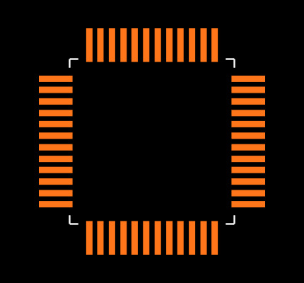 STM32L151C8T6 Footprint
