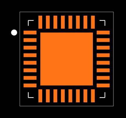 STM32L412KBU6 Footprint
