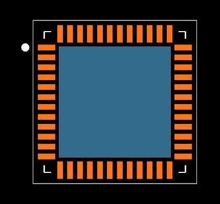 STM32L452CCU6 Footprint