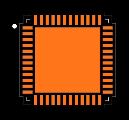 STM32WB30CEU5A Footprint