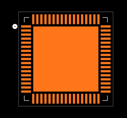 STM32WB55RGV6TR Footprint