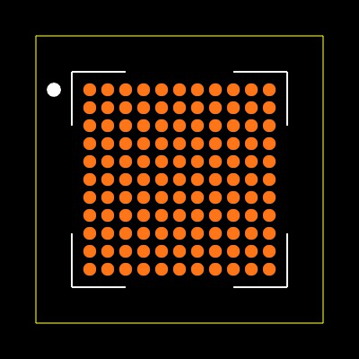 STM32WBA62PGI6 Footprint