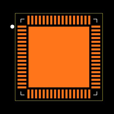 STM32WBA65RIV6 Footprint