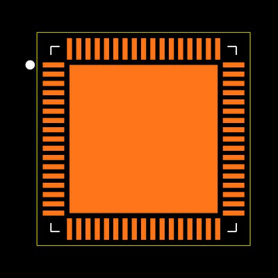 STM32WBA65RIV7 Footprint