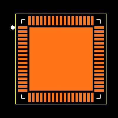 STM32WBA65RIV7TR Footprint