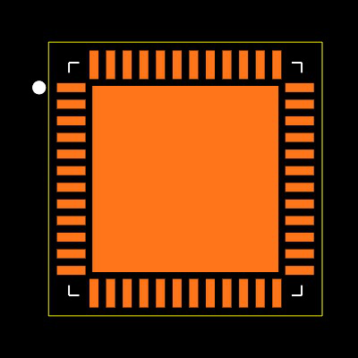 STM32WL55CCU7 Footprint
