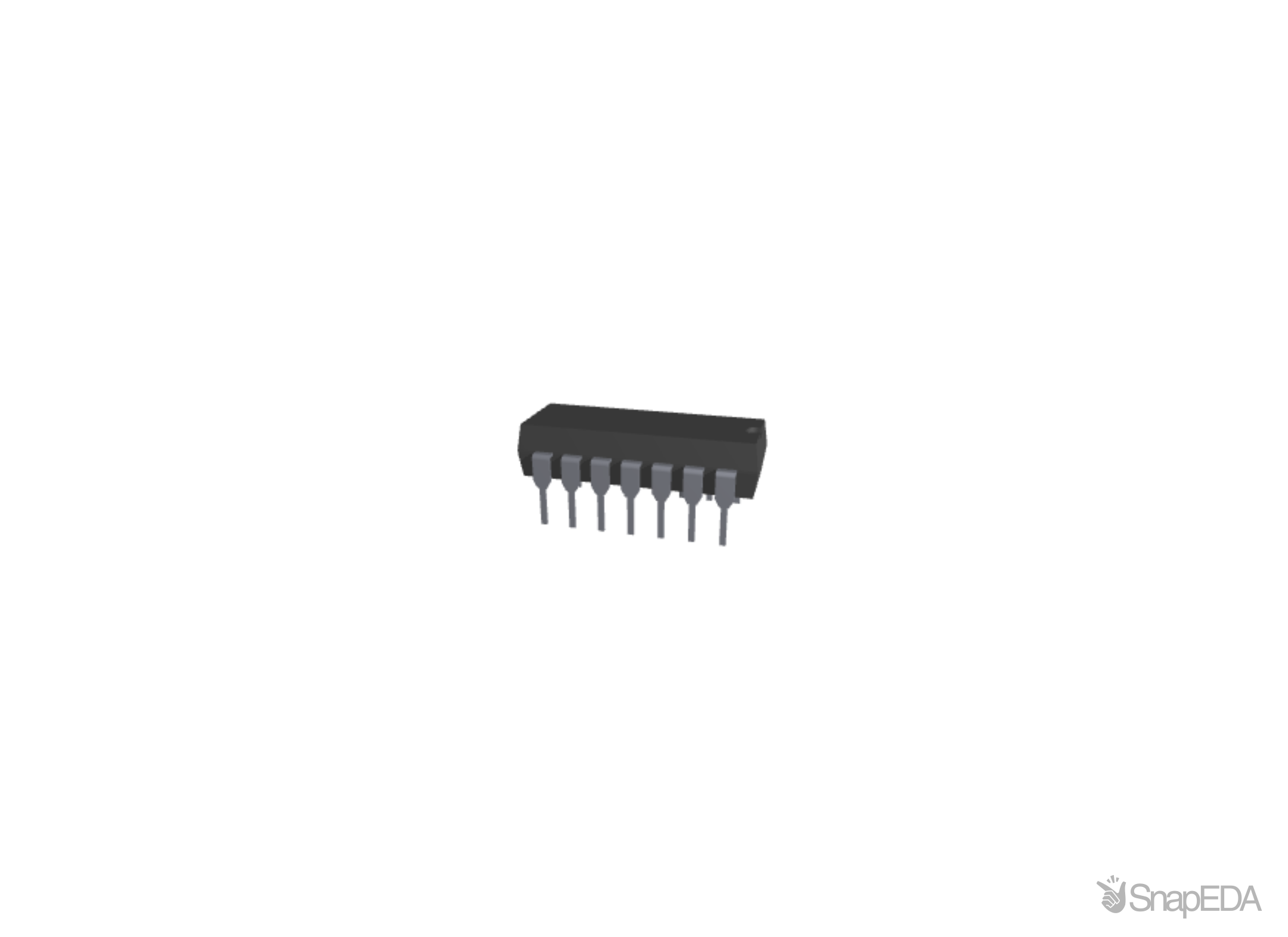TL074CN 3D Model