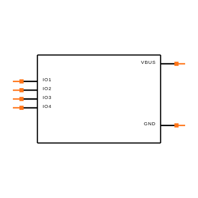 USBLC6-4SC6 Symbol