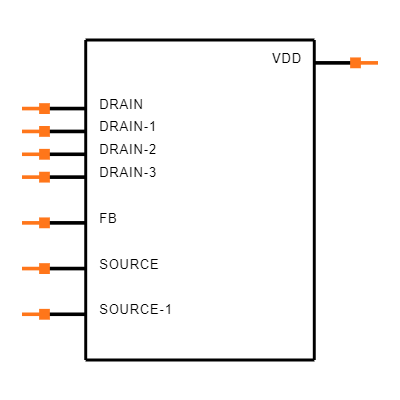 VIPER12ADIP Symbol