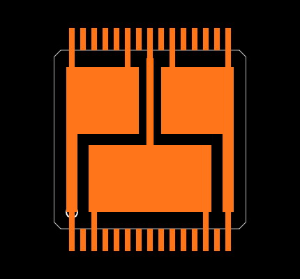 VNH3SP30 Footprint