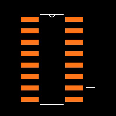 VNH7070ASTR Footprint