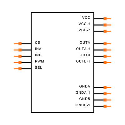 VNH7070ASTR Symbol