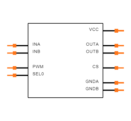 VNH7070BASTR Symbol
