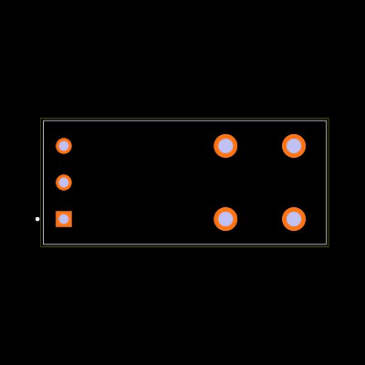 PRL1-12V-DC-2A Footprint