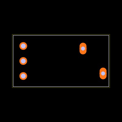 PRL2-5V-DC-1A Footprint