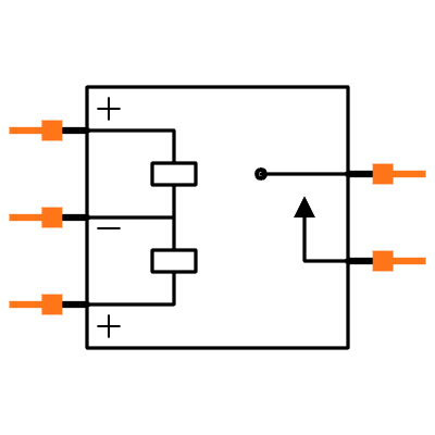 PRL2-5V-DC-1A Symbol