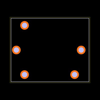 PRL3-5V-DC-1A Footprint