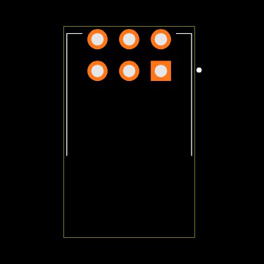 RDS4-4S-1012-73-RA-254-D-67 Footprint
