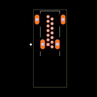 UJ20-C-R-G-TH-2-P14-TR Footprint