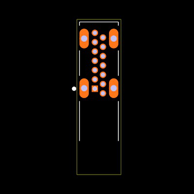 UJ20-C-R-G-TH-P14 Footprint