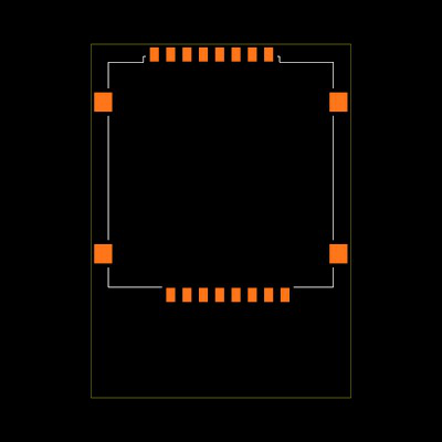 SIM-14-B Footprint