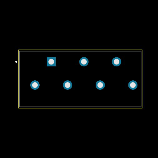 TBL002B-350-07GY-2GY Footprint