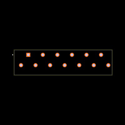 TBL002B-350-13GY-2GY Footprint