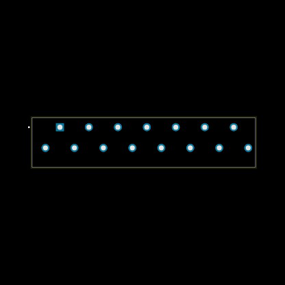 TBL002B-350-15GY-2GY Footprint