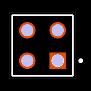 BCS-102-T-D-TE Footprint