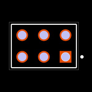 BCS-103-H-D-TE Footprint