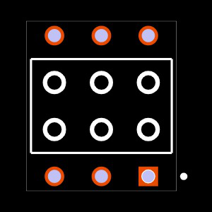 BCS-103-L-D-PE Footprint