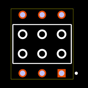 BCS-103-T-D-PE-BE Footprint