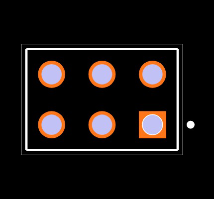 BCS-103-T-D-TE Footprint