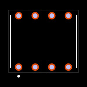 BCS-104-L-S-HE Footprint