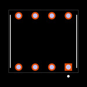 BCS-104-T-D-HE Footprint