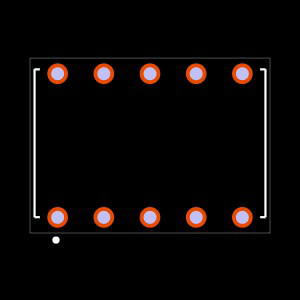 BCS-105-F-S-HE Footprint