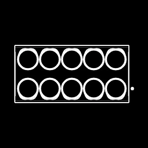 BCS-105-L-D-DE-BE Footprint