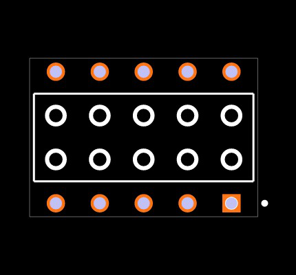 BCS-105-LM-D-PE-BE Footprint