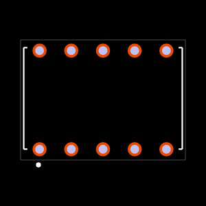 BCS-105-S-S-HE Footprint